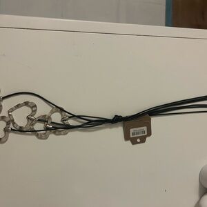 Elegant Black and Silver Women's Necklace